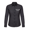 Chemise de travail personnalisée logo entreprise brodée noir