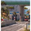 Mise en situation balise J3 pour glissière en béton
