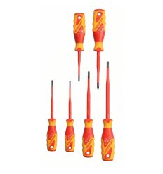 Kit de tournevis pour électriciens de 6 pièces