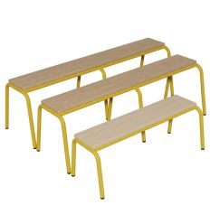 Bancs gigognes pour école