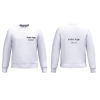 sweat shirt blanc entreprise personnalisé