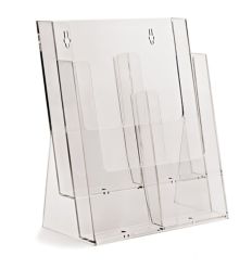 Porte brochure 1/3 A4 4 cases