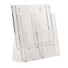 Porte brochure 1/3 A4 4 cases