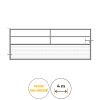 Barrière de prairie grillagée 4 m