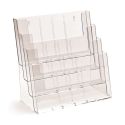 Photo : Porte brochure comptoir horizontal A4 multicases