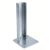 Support madrier pour protection de rack galvanisé extrémité - H. 45 cm