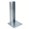 Support madrier pour protection de rack galvanisé extrémité - H. 45 cm