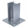 Support madrier pour protection de rack galvanisé intermédiaire - H. 22,5 cm