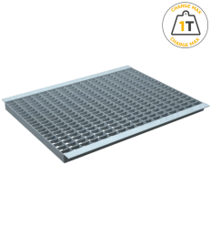 Caillebotis électroforgé profondeur 1100 mm rack