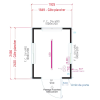 plan guérite de chantier