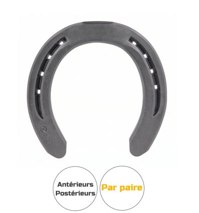 Fer pour cheval de trait WH en acier