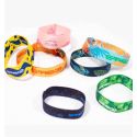 Photo : Bracelet en satin​ élastique Blanc pur (Pantone Bright White 11-0601 TPG) - 10 mm