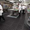 Revêtement dalle caillebotis cuisine professionnelle