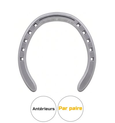Fer a cheval aluminium pour trotteurs