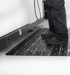 Tapis anti fatigue effet marbre 3 dimensions