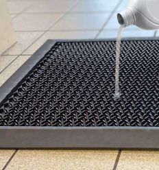Tapis désinfectant anti-contamination industrie
