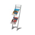Photo : Présentoir incliné sur pied pour magazine Aluminium - 2
