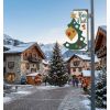 Mise en situation décoration rétroréfléchissante Bon Noël