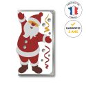 Photo : Décoration de noël candélabre rétroréfléchissante - Père Noël