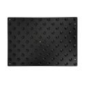 Photo : Bande Podotactile Aluminium anodisé Noir à visser 600 x 412 mm