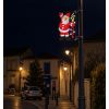 Mise en situation déco de noël rétroréfléchissante père noël