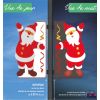 Déco rétroréfléchissante Père Noël avec luminosité de jour comme de nuit