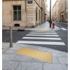 Bandes podotactile couleur or en aluminium