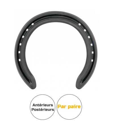 Fer pour chevaux galopeurs en Acier - Section 16x8 mm