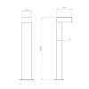 Borne design dimensions