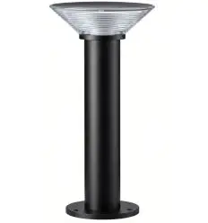 Borne solaire en aluminium anti-salin avec détecteur - 38 cm