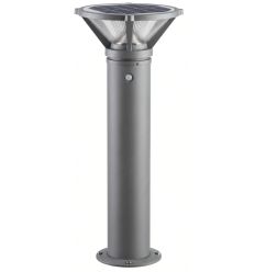 Borne solaire 100 cm en aluminium anti-salin avec détecteur