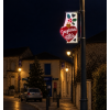 Mise en situation décoration rétroréfléchissante Joyeuses Fêtes