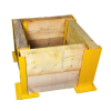 Protection industrielle en bois pour poteaux