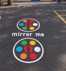 Thermocollée jeu miroir