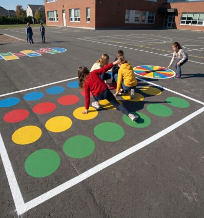 Jeu thermocollé Twister