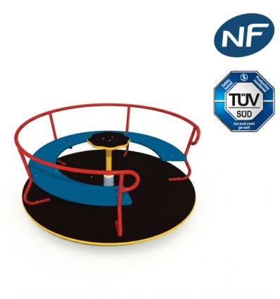 Tourniquet enfant avec banquette en bois - 5 places