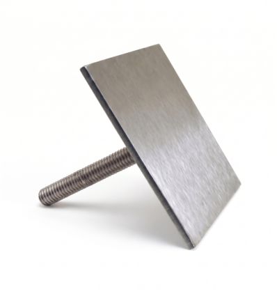 Clou de rue et de parking carré en inox 304L