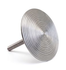 Clou de Voirie et de parking en inox strié Diamètre 80, 100, 120 et 150 mm