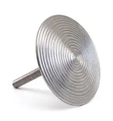 Clou de Voirie et de parking en inox strié Diamètre 80, 100, 120 et 150 mm