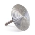 Photo : Clou de Voirie et de parking en inox strié 80 mm