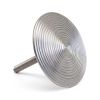 Clou de Voirie et de parking en inox strié Diamètre 80, 100, 120 et 150 mm