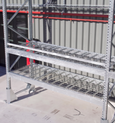 Grille filaire pour rack à palette profondeur 1000 mm