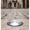 Clou de rue et parking en inox brossé Diamètre 80, 100, 120, 150 et 200 mm