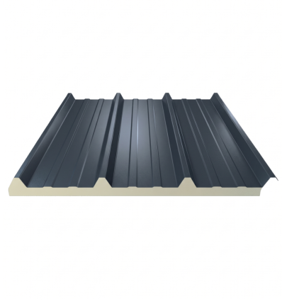 toiture en panneaux sandwich 150mm RAL 5008