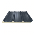 Photo : Panneau sandwich toiture 150 mm Bleu Nuit - RAL 5008 - 2,80 m