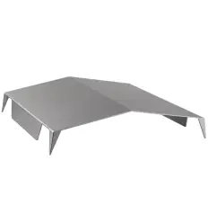 Faitière double crantée