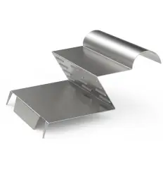 Demi faitière à boudin ventilée crantée