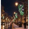 Mise en situation illumination de noël lumineuse LED étoiles filante