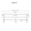 Dimensions du paneau caillebotis pour rayonnage