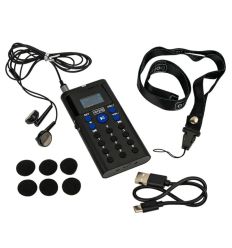 Boîtier audioguide avec oreillette - pack complet